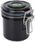 Aufbewahrungsbehälter für Wimpernkleber, 250 Ml, Versiegelter, Auslaufsicherer Glasbehälter für die Wimpernverlängerung mit Thermometer-Hygrometer, Aufbewahrungsbehälter (Black)