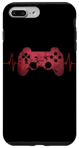 iPhone 7 Plus/8 Plus Gamer Heartbeat Video Games Gaming Boys Teens Controller Case