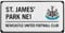 Newcastle United FC Street Sign Fridge Magnet, 10 x 5 cm, 40g