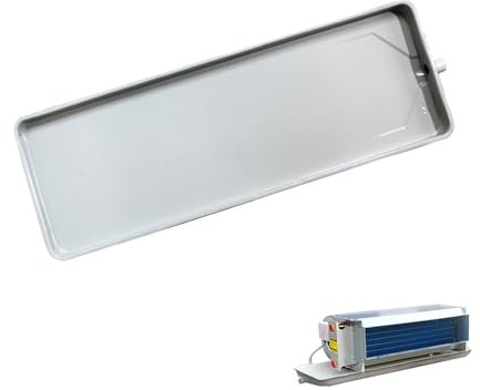 Metall Ablaufwanne Große Abtropfschale mit Ablaufrohr für Zentrale Klimaanlage - Klimagerät Abtropfwanne für Fenster Klimaanlage