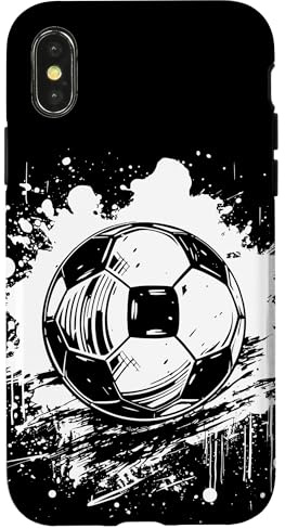 Fußball Streetart Fußballtraining Hülle für iPhone X/XS