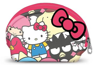KARACTERMANIA Porte-Monnaie Casual Oval Mixte Enfant Porte-Monnaie Ovale Casual, Hello Kitty Multicolore, Taille Unique