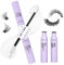 wiwoseo Eyelash Glue Bond and Seal Lash Glue Super Strong Hold White Glue for Individual Eyelashes Fast Drying Clear Bond and Seal for Cluster Lashes (Clear Bond, 10ML)