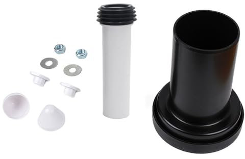 Wand-WC Anschlussgarnitur mit Befestigungszubehör, Spülkästen Anschlussrohr Anschluss Set, Wand-WC Abflussrohr Zubehör