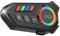 Cuffie Moto - Citofono Moto - con Luce Colorata, Riduzione del Rumore, Assistente Vocale, Impermeabile per Ciclismo Esterno, Guida, Sci e Motoslitta