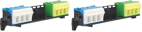 Träger m. 2x14 PE/N-Klemmen,QuickConnect HAGER FZ381 (Packung mit 2)