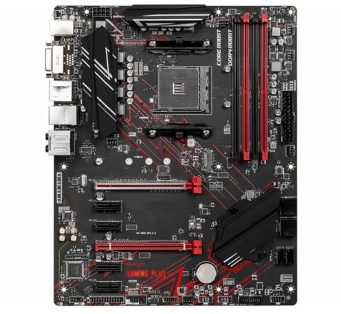 Cartes mères Fit for MSI B450 Gaming Plus Max avec Carte mère Ryzen 1-9 série AM4 DDR4 PCI-E 3.0 SATAIII 1 × M.2