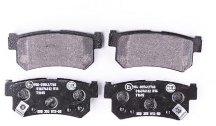 HELLA 8DB 355 012-501 Bremsbeläge - mit akustischer Verschleißwarnung | Kompatibel mit: SSANGYONG ACTYON I, ACTYON SPORTS I, ACTYON SPORTS II, KYRON, REXTON / REXTON II, REXTON / REXTON II VAN