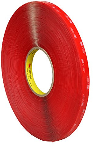 3M VHB Nastro 4915, 19 mm X 25 m, 1.5 mm, 4 Pezzi, Trasparente