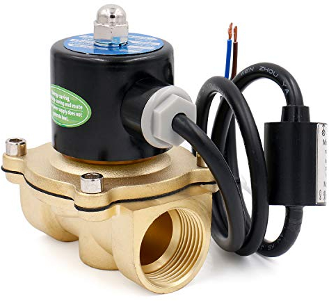 Heschen Messing Elektrisches Magnetventil, 2W-250-25J, PT1, AC220V, Direct Action Wasser Air Gas, Normalerweise geschlossen(NC), Ersatz-Ventil