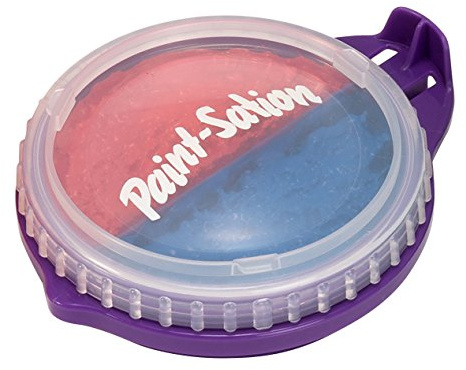 Paint-Sation Mess Free Kids Paint - 2 in 1 Paint Pod - Blue & Red