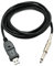 System-S - Cavo USB per Chitarra, 3 Metri, per Basso, Jack da USB a Audio 1/4, 6,3 mm Maschio.