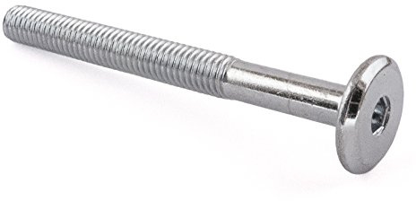 SD Products FCB6060ZP-50 Möbelverbinderschrauben, Zink, M6 x 60 mm, 50 Stück