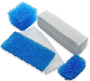 vhbw Filter-Set kompatibel mit Thomas Twin T2 Aquafilter Staubsauger - 5X Filter - Ersatz für Thomas 787 203