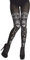 Boland 02256 - Strumpfhose La Calaca, Schwarz/Weiß, Erwachsenen, Damen, Tag des Toden, Day of the Dead, Skelett, Halloween, Mottoparty, Kostüm, Zubehör