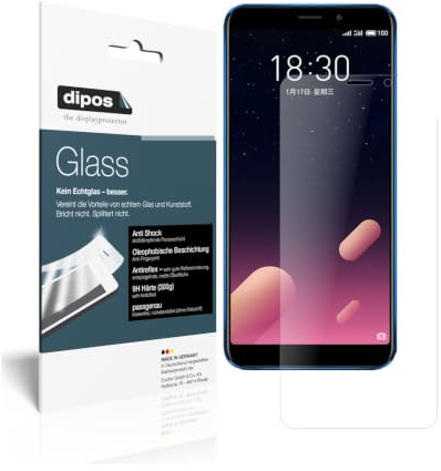 dipos 2x Displayschutzfolie 9H matt für Meizu M6S