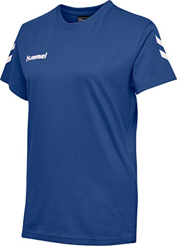 Hummel Damen Hmlgo Cotton Woman S/S T-shirts, True Blue, XS EU