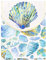 Punch Studio Sea Glass Pocket Notizblock (44608)
