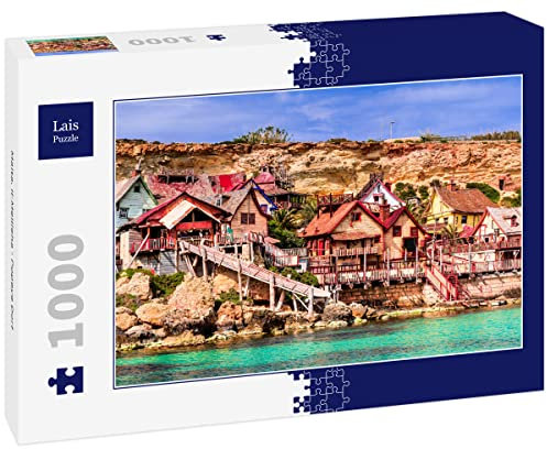 Lais Puzzle Malta, Il-Mellieha - Popeye Dorf 1000 Teile