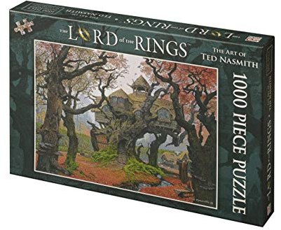 Thames & Kosmos, 696201, The Lord of The Rings: Rhosgobel Puzzle, 1000 Piece Jigsaw Puzzle, Ages 7+