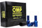 OMP Speed Set mit 20 farbigen Stahlschrauben, M12 x 1,25, Schlüssel 17/19, Länge 27 mm, Farbe Blau und Material DIN 10.9