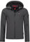Höhenhorn Altus Giacca softshell da uomo, per esterni, funzionale, per il tempo libero, impermeabile, traspirante, calda, con fodera interna in micropile, Acciaio-grigio, XL