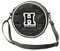 Harry Potter H-Padding Runde Schultertasche, Schwarz, 18,5 x 18,5 cm