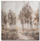 LCDIUDIU Ölbilder Auf Leinwand Handgemalt, Braune Textur Wald Bäume Trail Landschaft Abstrakt Modern Handgemalte Ölgemälde Auf Leinwand Für Familienwand Wohnzimmer Esszimmer Home Art Deco