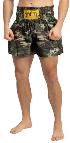 BENLEE Herren Thaibox-Hose Uni Thai XL, Camo Woodland