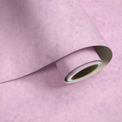 VaryPaper Peel and Stick Pink Velvet Fabric Wallpaper 40cmx200cm Textured Fabric Pink Contact Paper for Cabinets Jewelry Boxes Self Adhesive Velvet Flock Liner Thick Velvet Drawer Liners Shelves