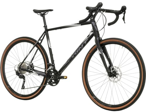 Airtracks 28 Zoll Herren Gravel Bike Whisper 7.0 Fahrrad 2 x 10 Gang Shimano GRX-400 Schwarz - Rahmenhöhen 52cm und 56cm - Modell 2024 (52cm (Körpergröße 170-185cm))