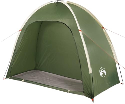 vidaXL Green Waterproof Storage Tent - All-Weather Polyester Camping Organizer with Easy Setup, Ample Space, Portable Design