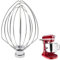 PQPO Stainless Steel 6-Wire Whip Attachment for Kitchen aid Stand Mixer 6 Quart Bowl-Lift, Egg Heavy Cream Beater