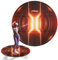 Foldable VR Mat for Meta Quest 3S, Non-Slip and Comfortable Mat, Round Floor Mat, Virtual Reality Accessories for Meta Quest 3/Oculus Quest 2/Pro/PSVR2/Apple Vision Pro, HTC Vive and More (Orange)