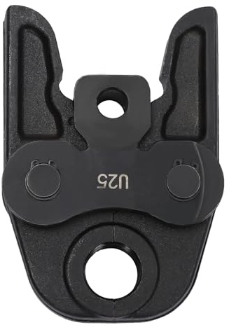 WooDerson U25 Pressbacken U Kontur Cr40 Stahl Presszange Presswerkzeug Kupferrohr für Wasserversorgung Reparaturen Automobilindustrie Schwarz