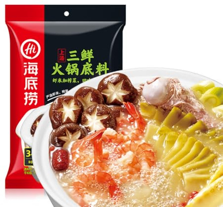 McKona Authentic Hot Pot Base, A Variety of Flavors To Choose From, Enjoy A Different Delicious Experience (Three Fresh Flavor 200g)