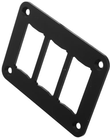 Gatuida Rocker Switch Mounting Bracket for Truck Panel Housing Switch Plate Sturdy Build for Vehicles