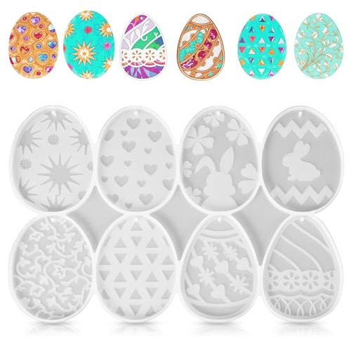 HJZHII stampo uovo di pasqua,stampi uova di pasqua,stampi per uova colata in silicone