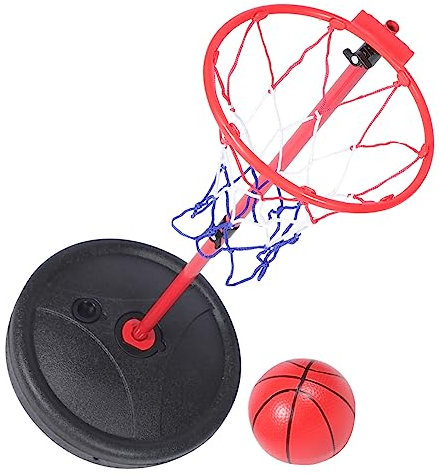Vaguelly Cerceau De Basketball Flottant pour Piscine Kit De Jeu De Basket avec Ballon Et Gonfleur Activités Aquatiques