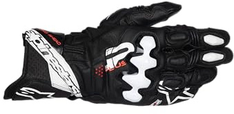 Alpinestars Gp Plus R V3 Motorrad Handschuhe, schwarz/weiß, XL | Atmungsaktiv
