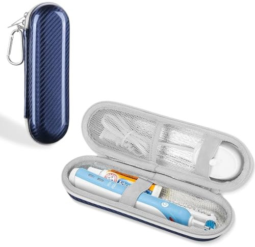 Elektrische Zahnbürsten Etui, Tragbare Reisezahnbürste Ersatz Etui Reiseetui,Zahnbürsten-Reiseetui für Phlips Sonicare elektrische Zahnbürste,Blau