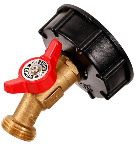 NAMOARLY Ibc Tote Adapter Schlauch Wasserhahn Für Ibc Wassertanks Mit Kugelhahn Für Regentonnen Und Gartenpumpen