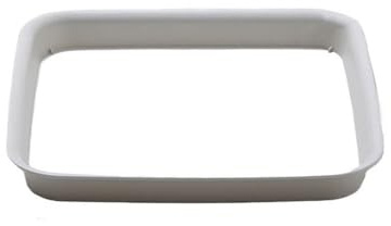 ZZlei2yu-12 Display Stands White Square Bonsai Base, Plant Drip Tray Home Plastic Planter Pallet Decoration Teapot Base(Large)