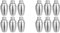 MVOSJFIE 12PCS Mini Cocktail Shaker, Drink Shakers Cocktail,Stainless Mini Shaker, Cocktail Shaker with Strainer, 250ml
