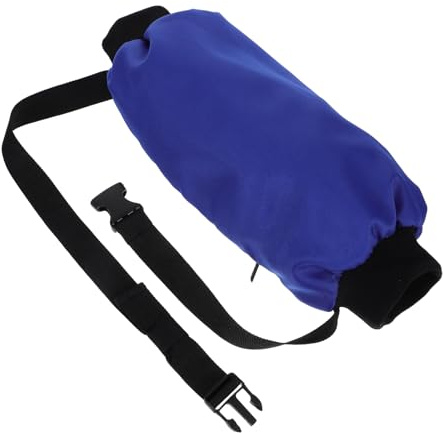 Homoyoyo Youth Football Hand Warmer Muff with Zipper, Soft Water-resistant Waist Pouch, Adjustable Strap Hand Muff for Outdoor Game Day and Sports Use