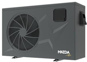 Mazda Original 100 Pompe à Chaleur de Piscine, pour Bassin jusqu'à 100 m3, Gris