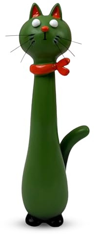 Cat Plant Pots, Quirky Vase, Cat Plant Pot | Green Cats Vases for Flowers Quirky Flower Vase for Table Decoration, Floral Vases for Flowers, Gift Idea