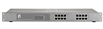 Switch LevelOne 16-Port Fast Ethernet PoE, PoE+ 120 W