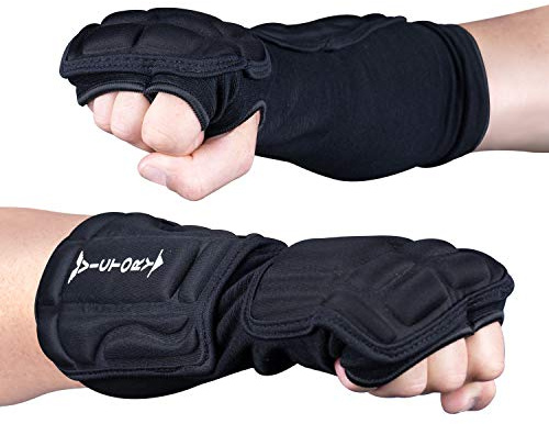 Martial Arts Hand/Forearm Armor Guards (Large)