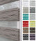 Home-Vision® DuoRollo Klemmfix, Doppelrollo ohne Bohren mit Klämmträgern, DuoRollos für Fenster und Türen (Holzlook Grau, B60cm x H150cm)